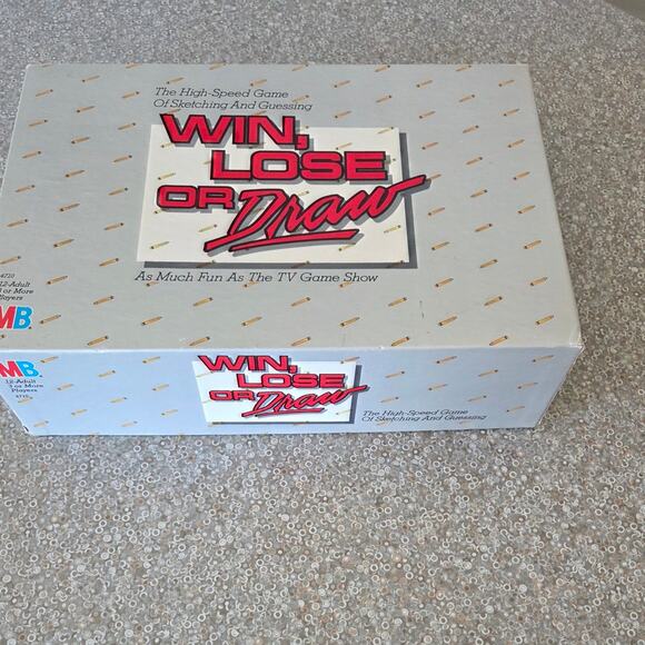 Win Lose Or Draw vintage 1987 board game comes with all pieces by Milton Bradley - Picture 6 of 7
